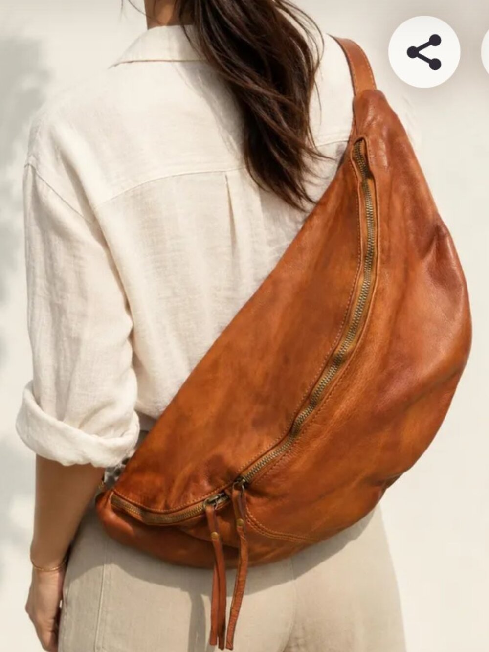 Lusher Extra Large Sling Bag "EUC"